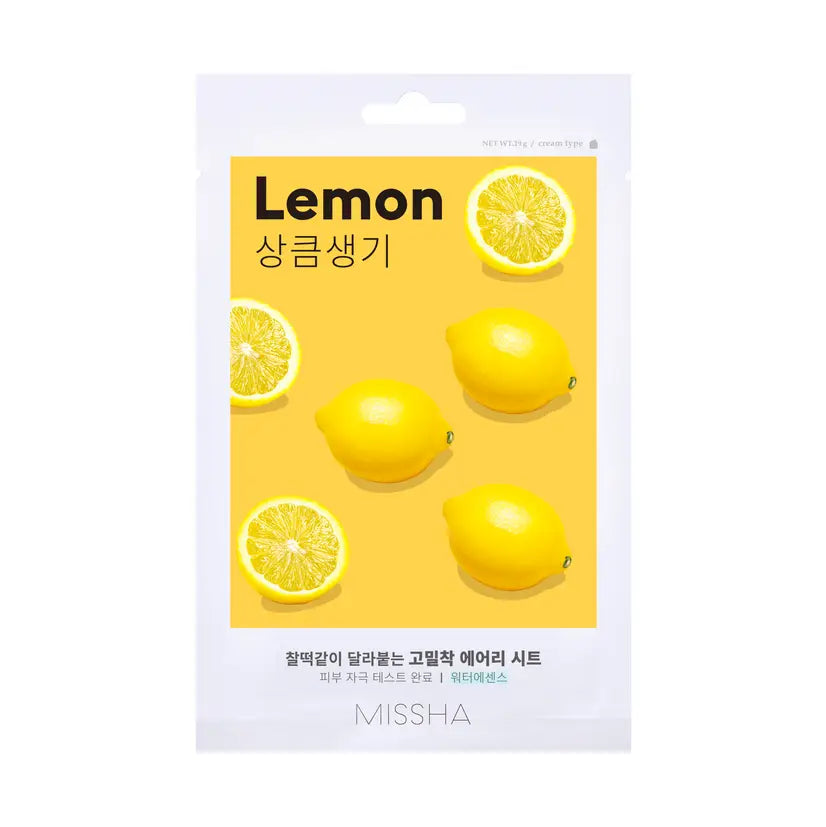 Missha Airy Fit Sheet Mask [Lemon]