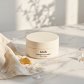 Abib Jericho Rose Jelly cu in natural și o frunză aurie