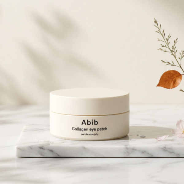 Abib Jericho Rose Jelly pe suport de marmură cu umbre botanice