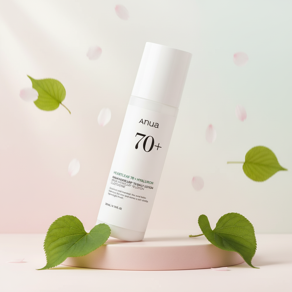 Anua Heartleaf 70 Daily Lotion – Dynamic Close-up Hanna Style