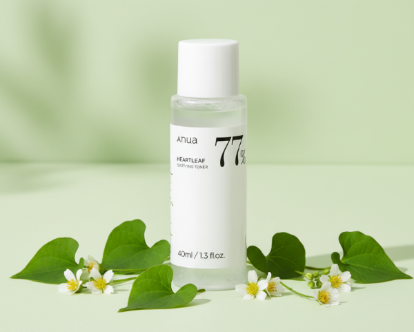 Anua Heartleaf Toner - verde sage + flori albe