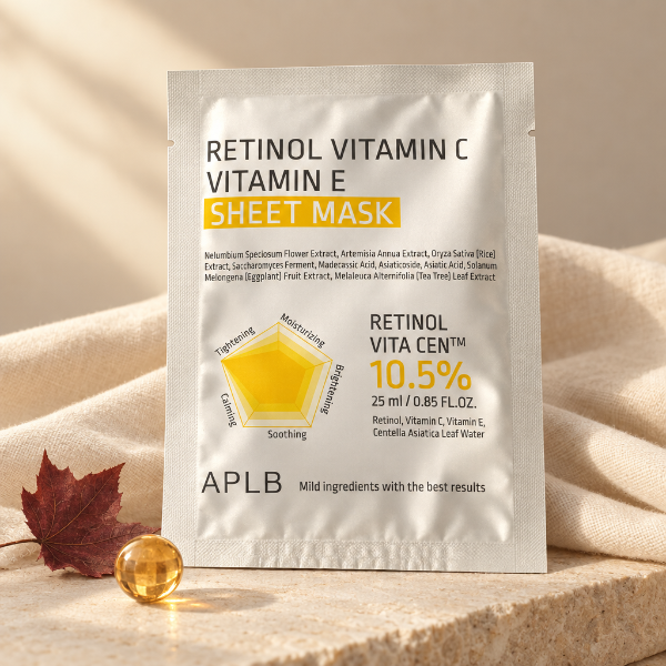 APLB Sheet Mask în decor minimalist de septembrie