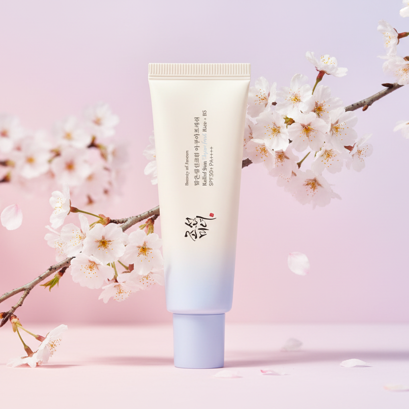 Beauty of Joseon SPF în decor pastel