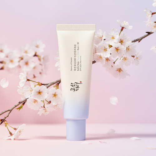 Beauty of Joseon SPF în decor pastel