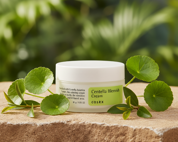Centella Cream - bej + tea tree organic
