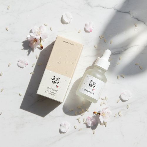 Glow Deep Serum – Varianta 3 Flat Lay Natural