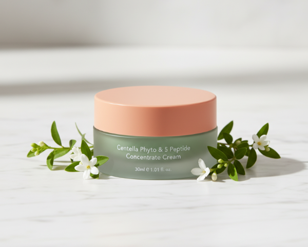 Haruharu Wonder Cream - marmură + flori albe + verde