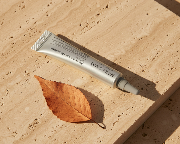 Mary&May Eye Cream - bej + frunză terracotta minimal