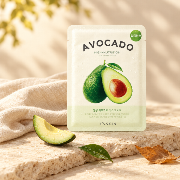 Mască It’s Skin Avocado în lumină aurie de septembrie