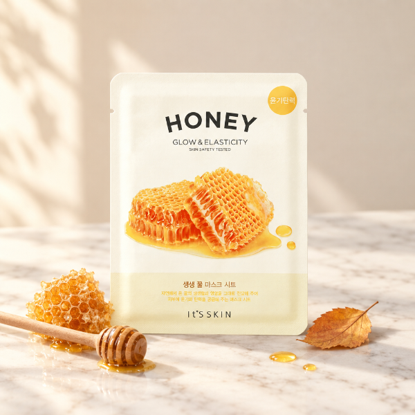 Mască It’s Skin Honey în decor minimalist de toamnă