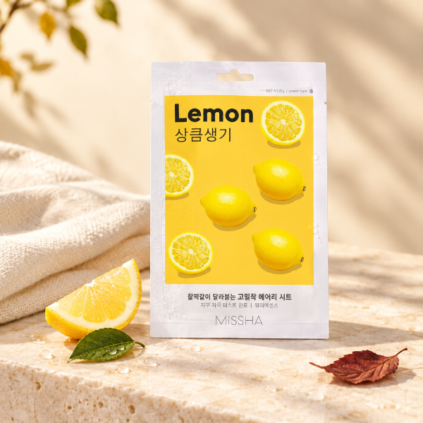 Mască MISSHA Lemon în lumină aurie de septembrie