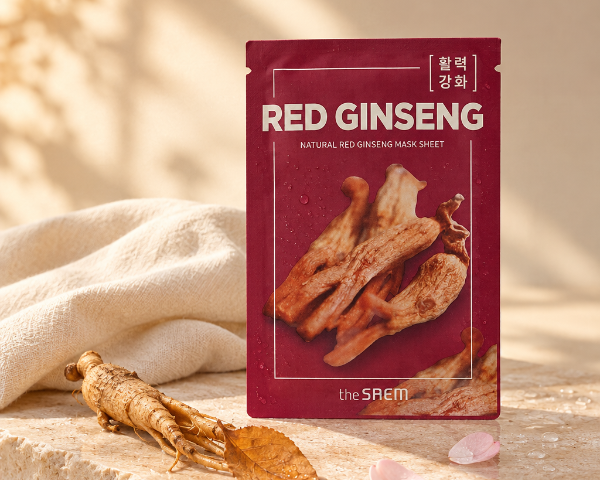 Mască Red Ginseng în lumină caldă de septembrie