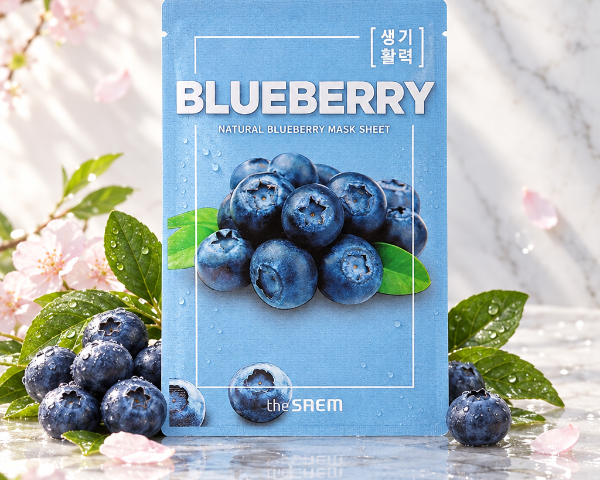 Mască The Saem Blueberry în decor spa
