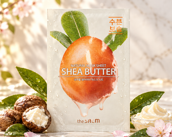 Mască The Saem Shea Butter în decor spa