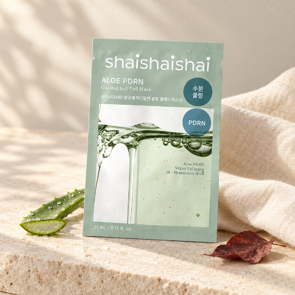 Shaishaishai Aloe PDRN în decor minimalist de toamnă