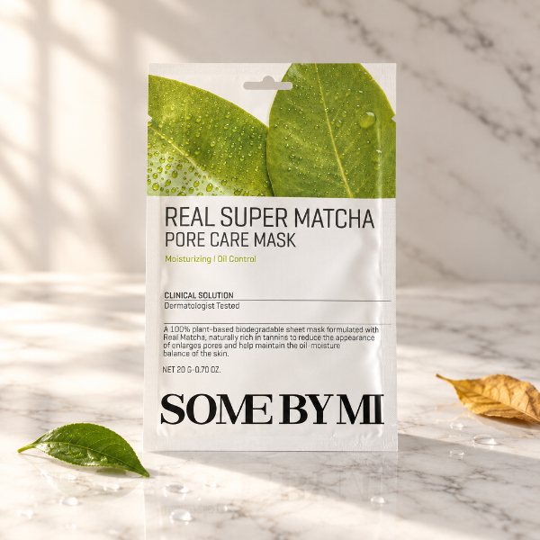 SOME BY MI Real Super Matcha Pore Care Mask în stilul Hanna
