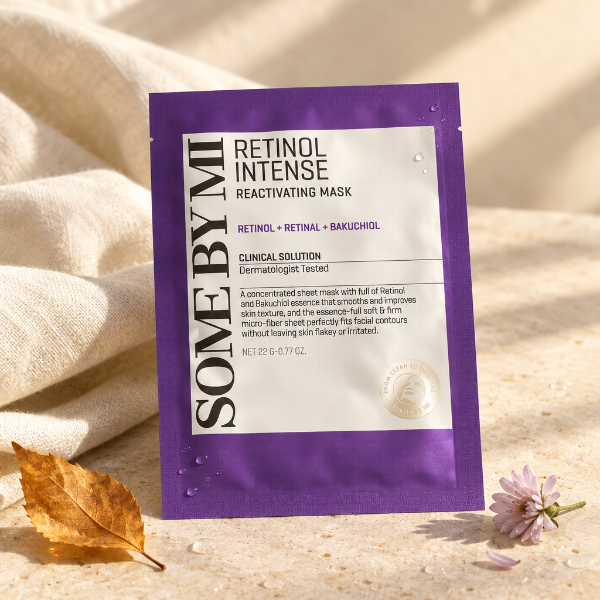 SOME BY MI Retinol Intense Mask în decor minimalist de toamnă