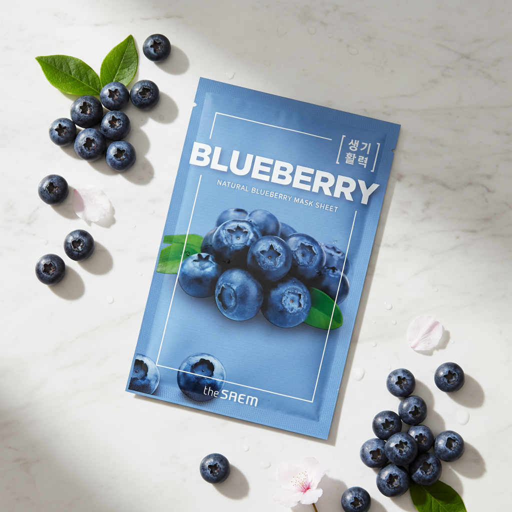 The Saem Natural Blueberry Mask Sheet – Lifestyle Hanna Style