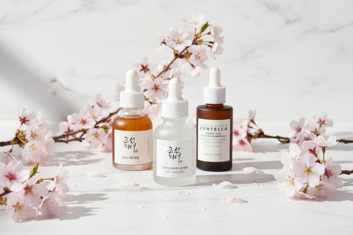 Trei sticluțe de ser fără cutii